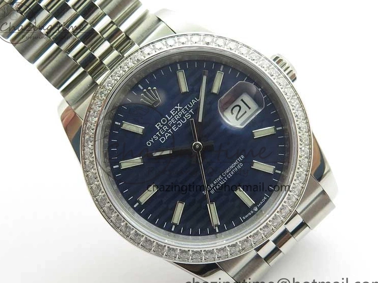 MiroTime 1228 DateJust 36 SS 126284 BP Maker 1:1 Best Edition New Blue Dial on Jubilee Bracelet Neat 2523
